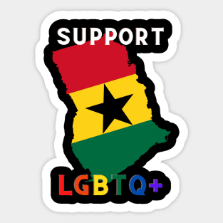 Support LGTBQ+ GHANA Sticker